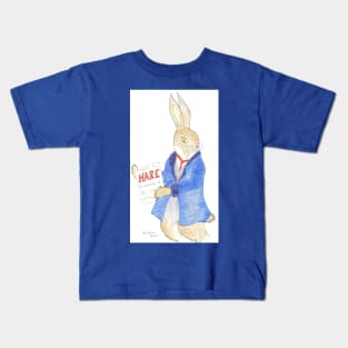 Hare after Alison Uttley Kids T-Shirt